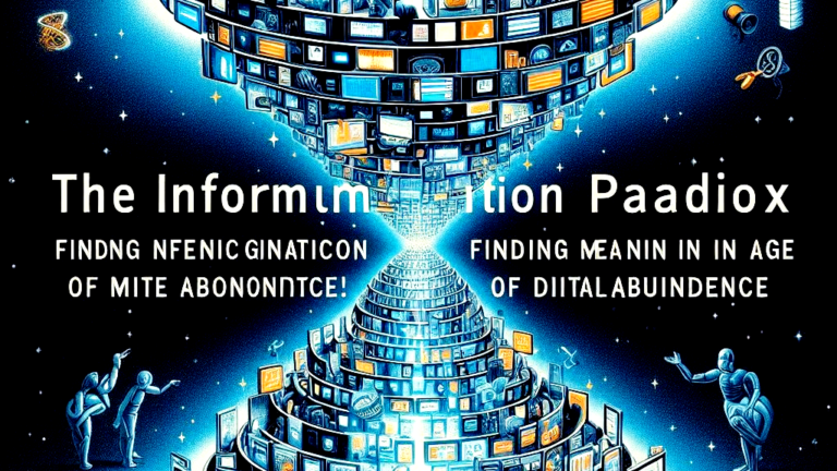The Information Paradox: Finding Meaning in the Age of Digital ...